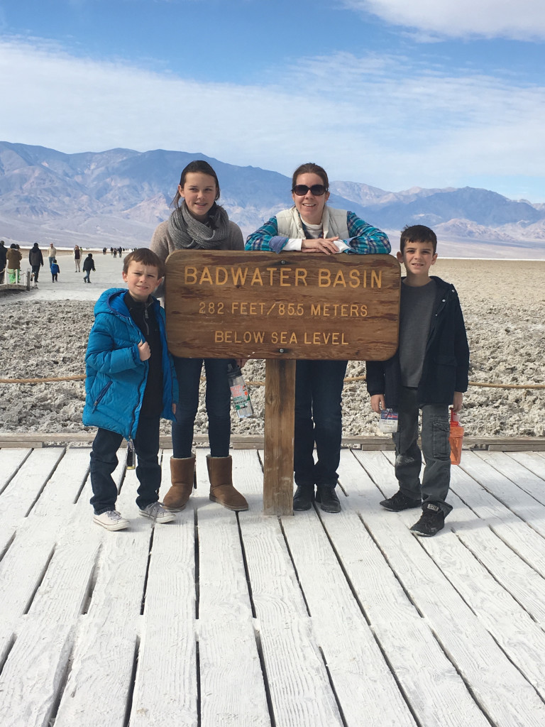 Badwater Basin is a great place for a family hike. national parks, Death Valley