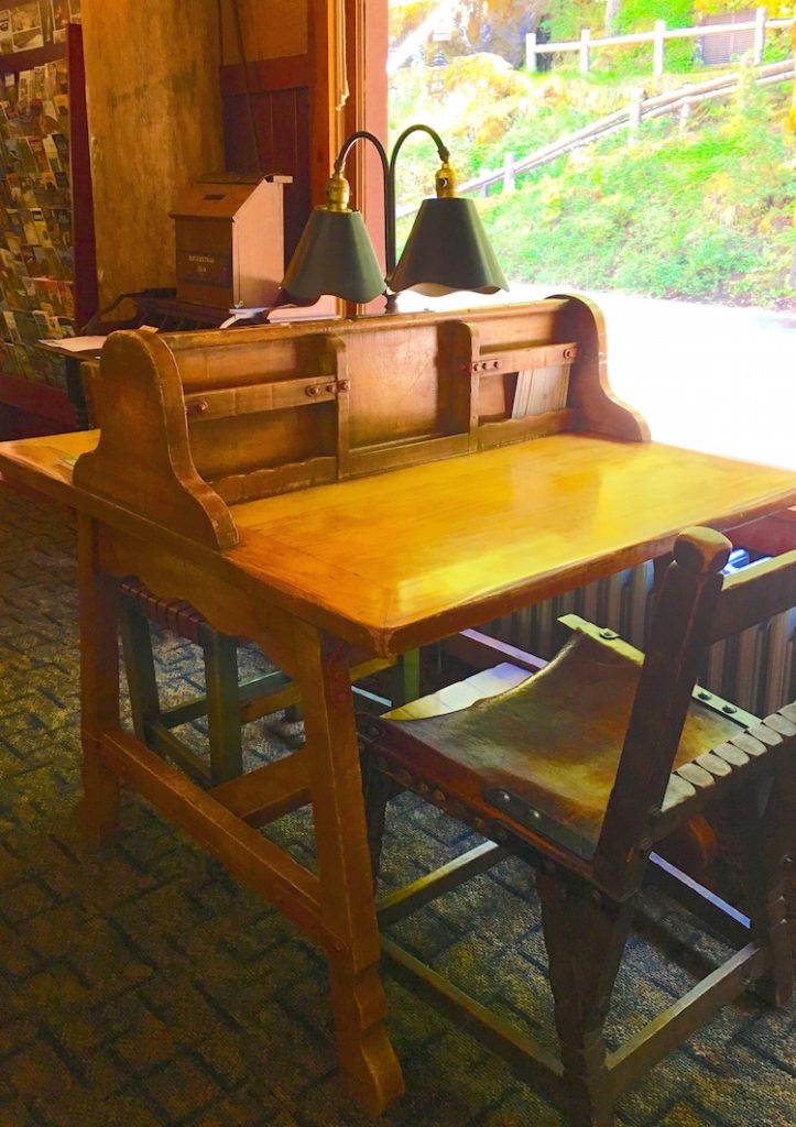 Enjoy the Monterey Furniture antiques at Oregon Caves Chateau with kids. 