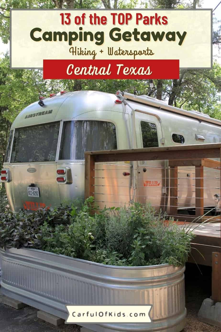 Pack up for a weekend in the woods around Central Texas. Here's 13 top parks for a camping trip or day trip. With lakes galore, you can boat, paddleboat or canoe. Find campsites, cabins and even Airstreams to rent. Heres the best Texas State Parks, LCRA parks and regional parks around Austin and in the Hill Country. Where to camp near Austin | Best State Parks in the Texas Hill Country | Cabin in the Hill Country | Airstreams in Texas to rent #camping #TexasParks