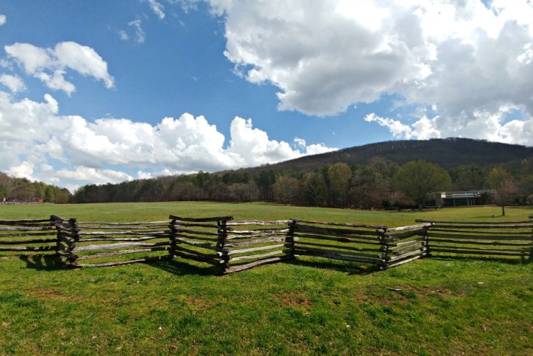 Fence at Kennesaw Mountain National Battlefield.