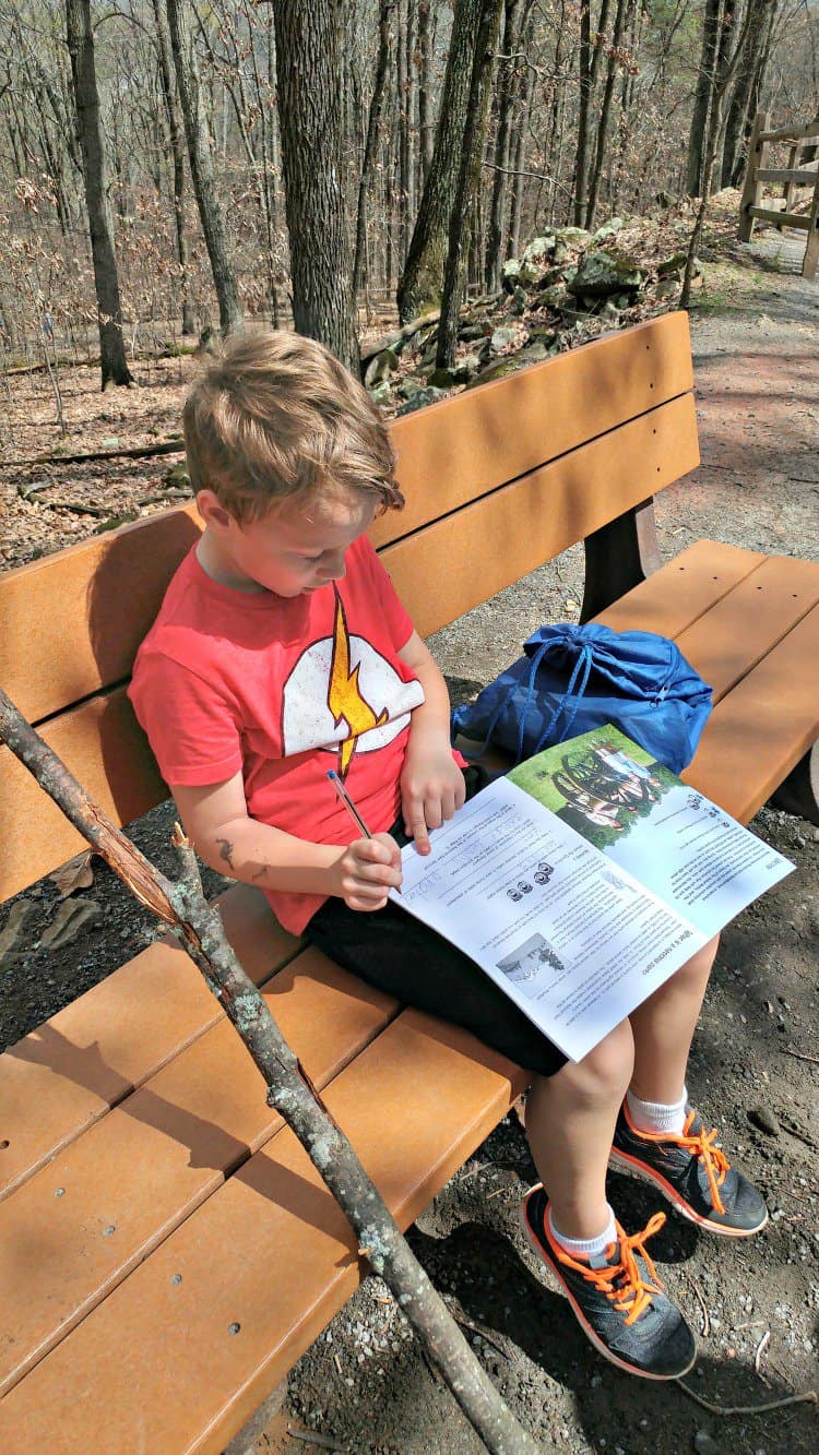 Kid at Kennesaw Mountain National Battlefield.