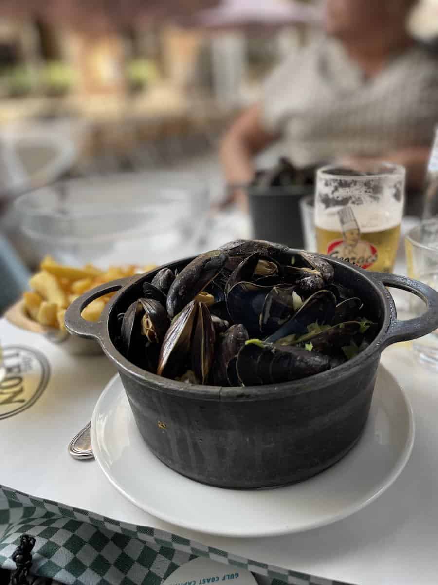 Mussels in Brussels.