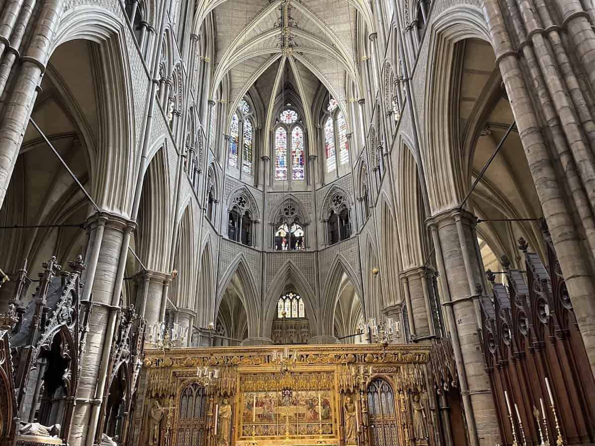 Interior of Westminster Abbey