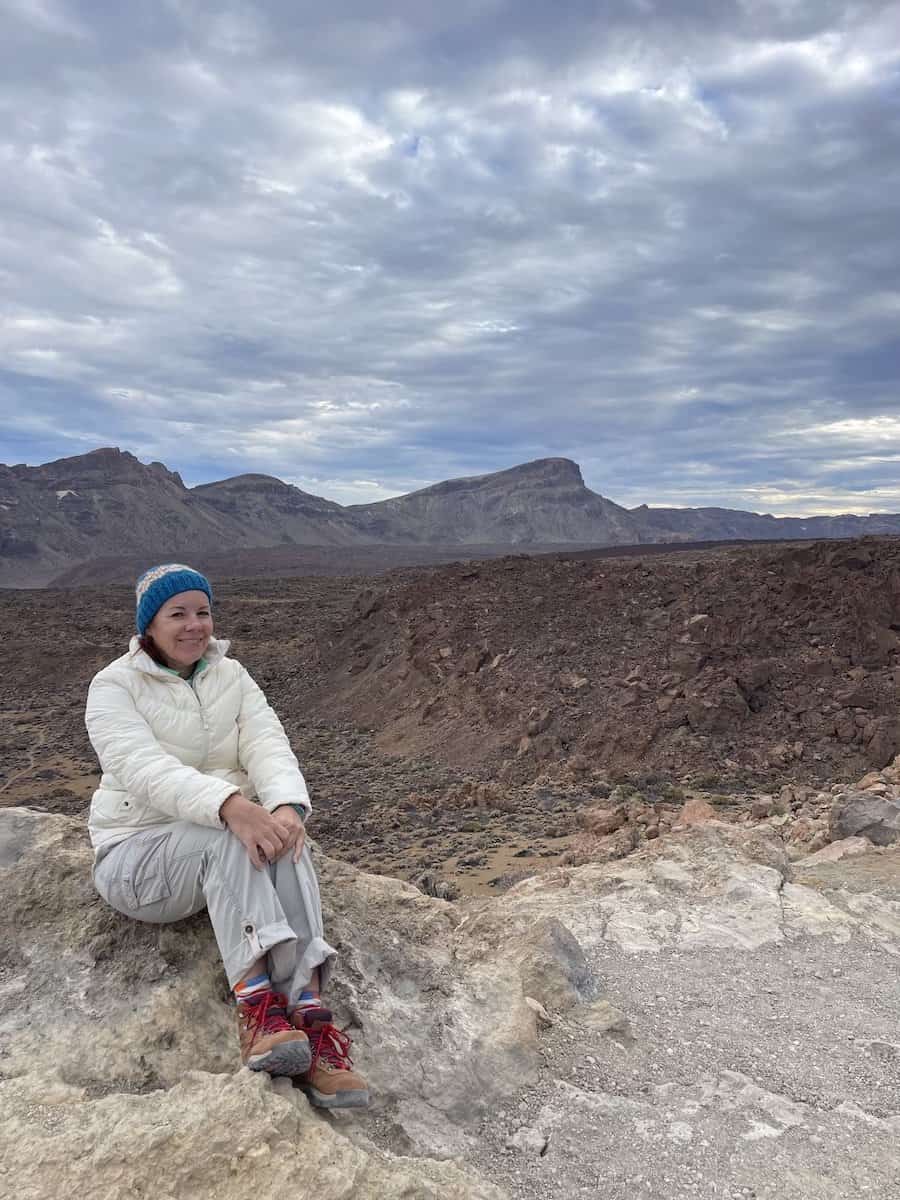 Catherine Parker at Teide National Park 