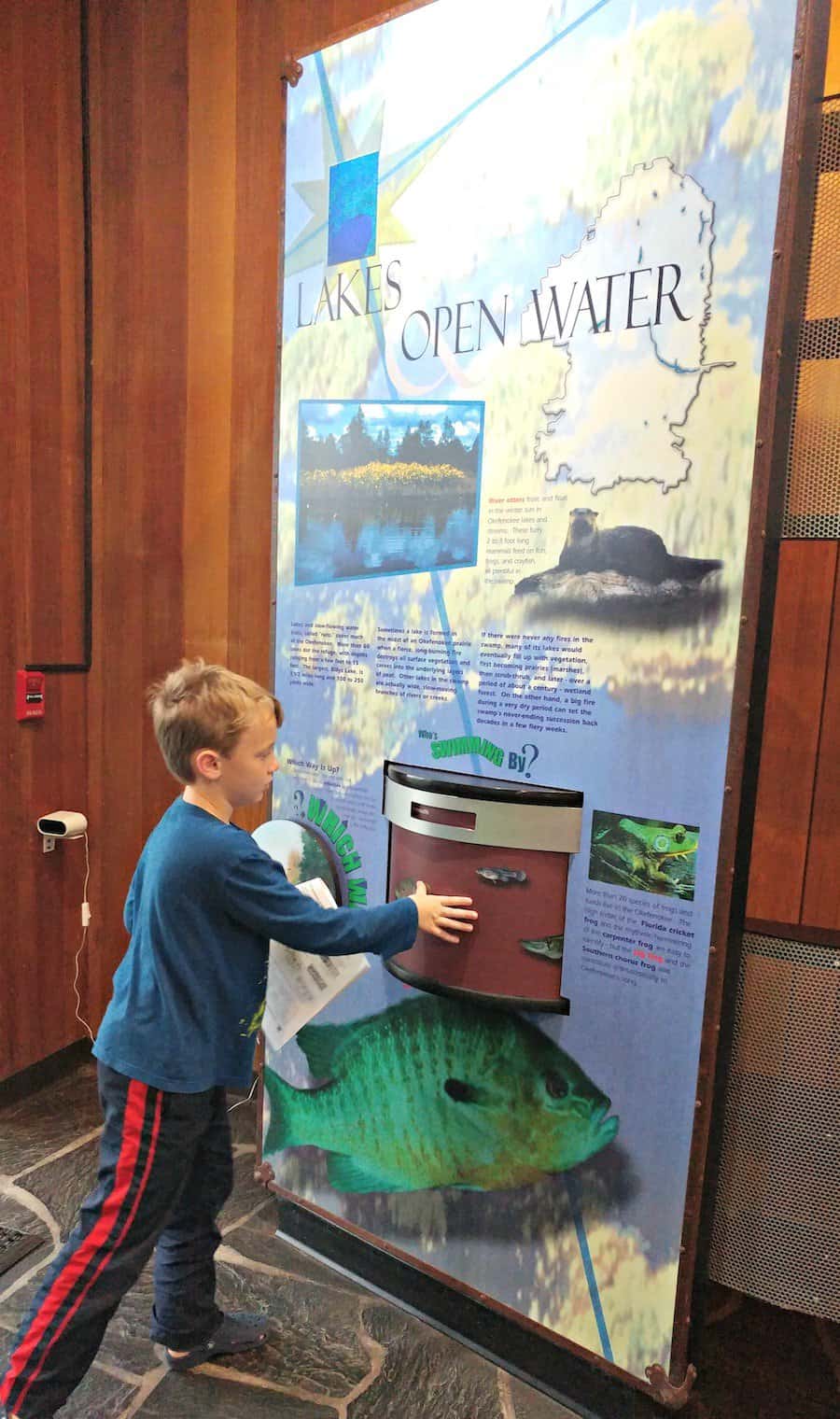 Okefenokee National Wildlife Refuge visitor center. 